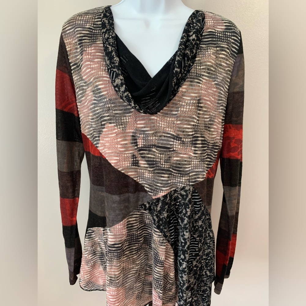 Fantazia Drape Front Tunic